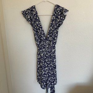 Lulus V-Neck Mini Dress